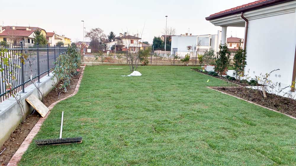 Giardino per casa di vicenza